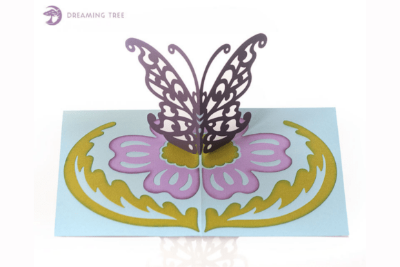 Butterfly Pop Up Card SVG Design