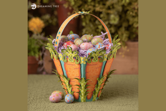 Carrot Basket SVG: Spring Crafting Made Simple