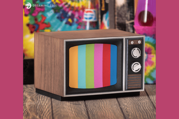 Craft a Retro TV Gift Box SVG