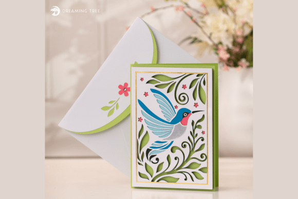 Crafting Elegance: A Comprehensive Guide to the Hummingbird Flourish Card SVG