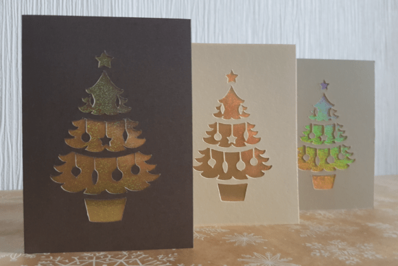 Creating Professional Christmas Tree Card SVG Designs with the Cricut Maker 3