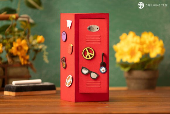 Hallway Hero Locker Box SVG: A Retro School Gift