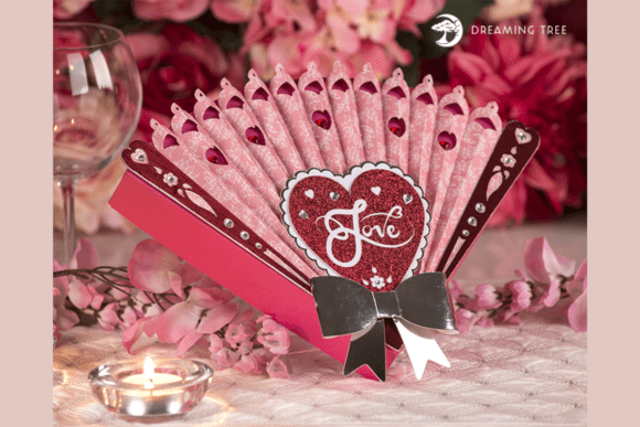 Heart Fan Box SVG: A Versatile Digital Template for Elegant Gift Packaging
