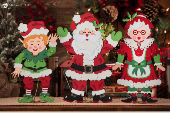 Jolly Jointed Merrymakers SVG Bundle: A Guide to Interactive Holiday Paper Crafting
