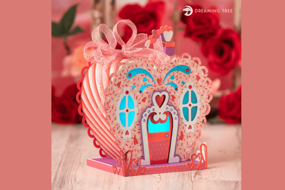 Loveland Cottage SVG: A 3D Fairy Tale Craft