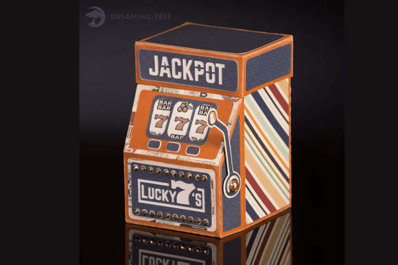 Lucky 7s Slot Machine SVG: Vegas Flair for Crafters