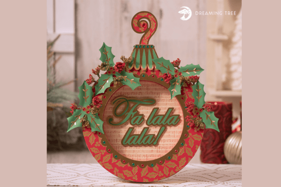 Ornament Wreath SVG: Festive Holiday Crafting