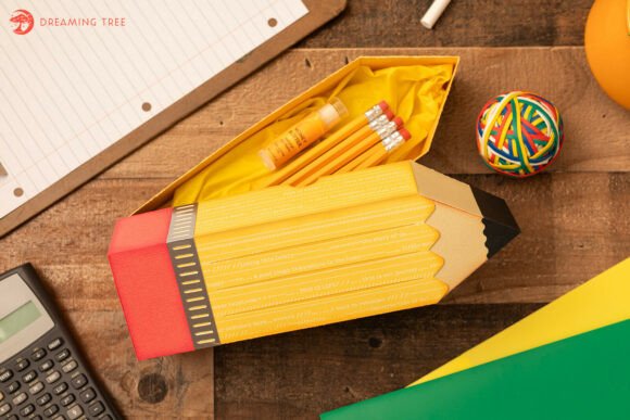 Pencil Perfect Box SVG: A 3D Paper Craft Guide