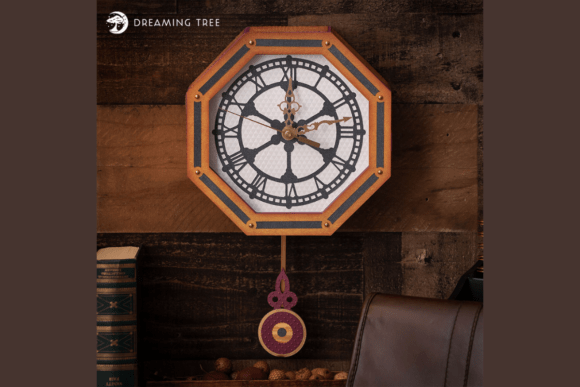 Pendulum Wall Clock SVG: A Practical Guide to 3D Paper Craft Design and Assembly