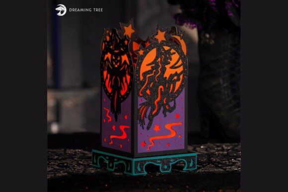 Spooky Lantern SVG: A Hauntingly Beautiful Glow