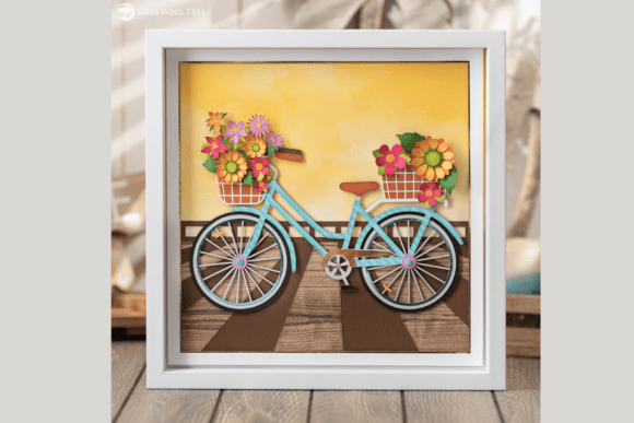 Summer Bicycle Paper Sculpture SVG Guide