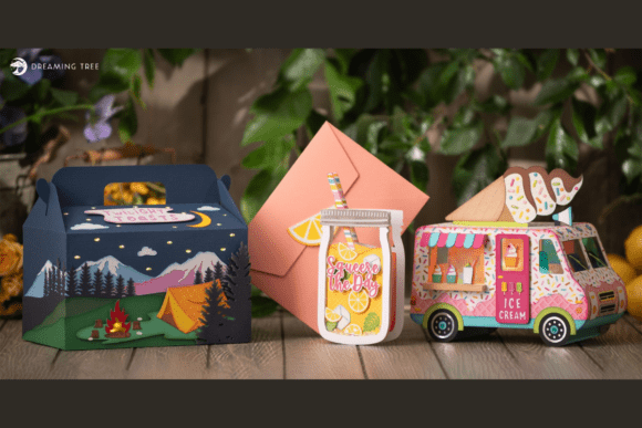 Summer Sweets SVG Bundle: Playful 3D Crafting
