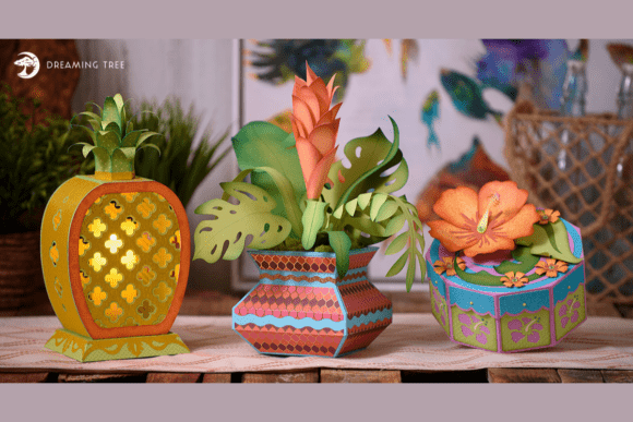 Tropical Vibes SVG Bundle: Island Craft Ideas