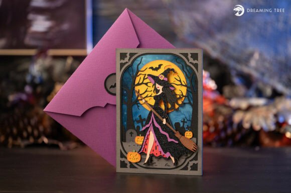 Witching Hour Card SVG: A Guide to Layered Halloween Paper Crafts